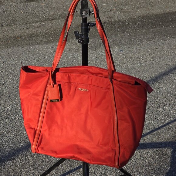 TUMI nylon / leather carry-on TOTE bag - Picture 2 of 15